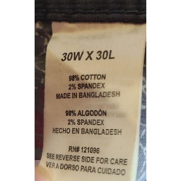 NWT Mens Vintage Weatherproof Corduroy Pants Straight 5 Pocket 30x29 Forged Iron - Picture 8 of 10